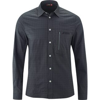 Maier Sports - Mats Longsleeve Men black grey check