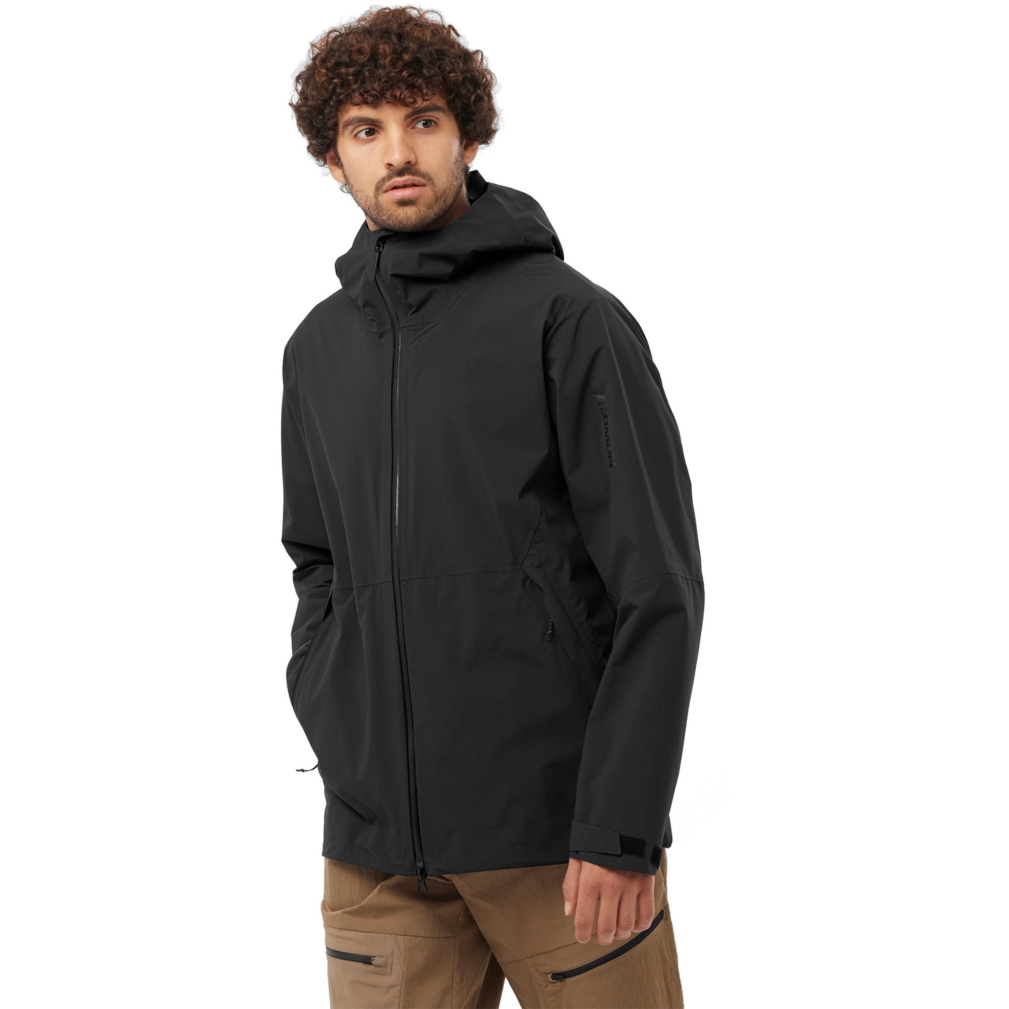 Outerpath 2.5L Regenjacke Herren deep black