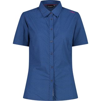 CMP - Kurzarm-Bluse Damen blau