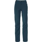 Farley Stretch Capri T-Zip Trekking Pants Women dark sea