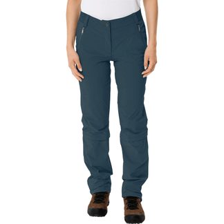 Farley Stretch Capri T-Zip Trekkinghose Damen dark sea