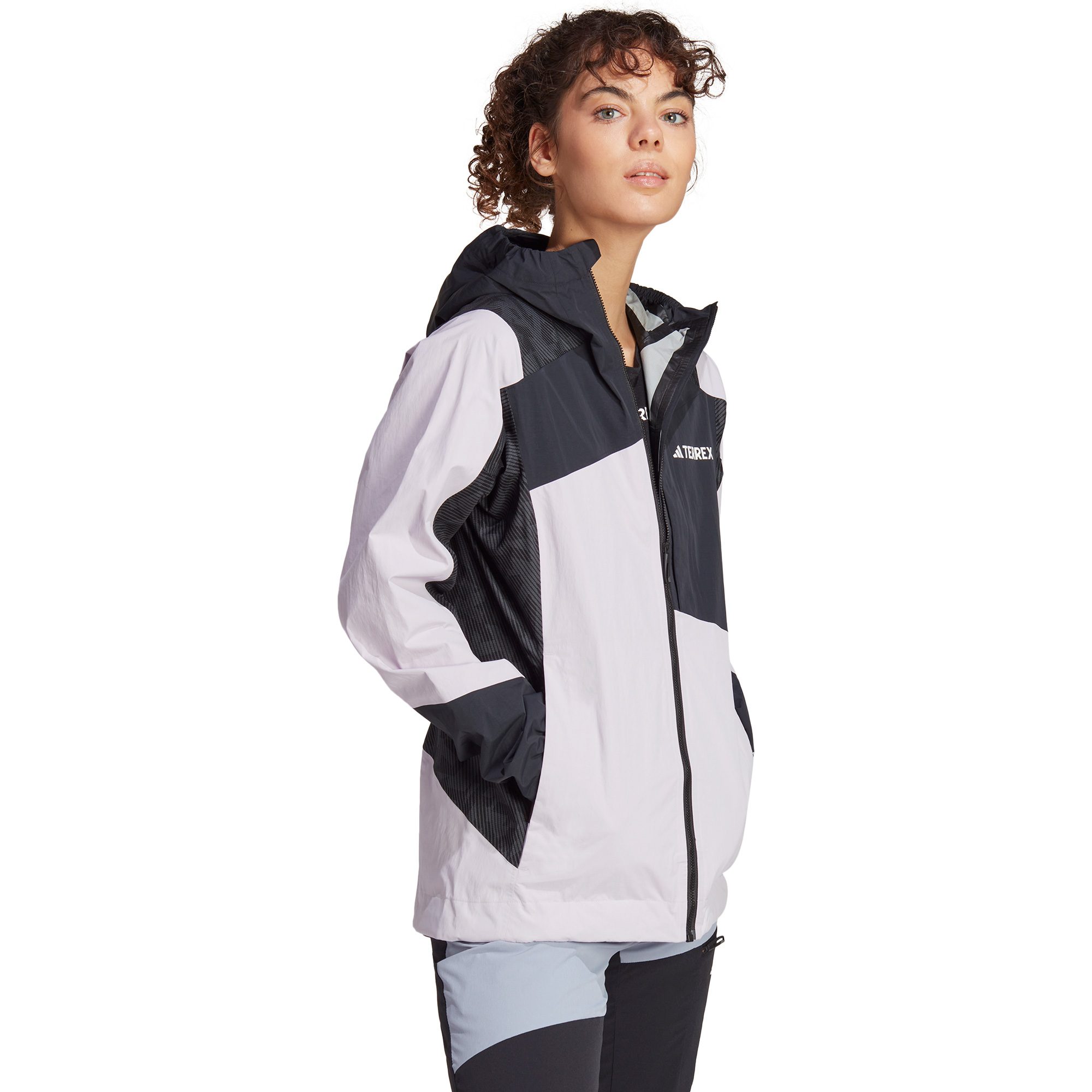 adidas TERREX - Women at dawn Hybrid silver Jacket Xperior Rain Shop Terrex Bittl Sport