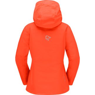 Falketind Gore-Tex Paclite Hardshell Jacket Women orange alert