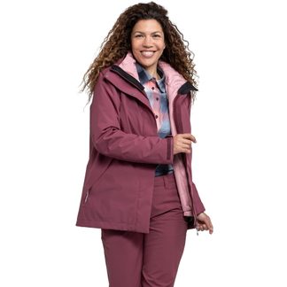 Tamina 3in1 Hardshell Jacket Women acai