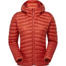 Cirrus Flex Hoody Insulation Jacket Women tuscan red