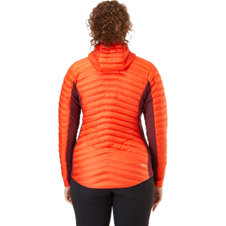 Cirrus Flex 2.0 Hoody Insulation Jacket Women red grapefruit