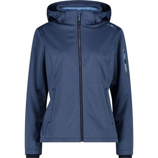 Softshell Jacket Women blue melange