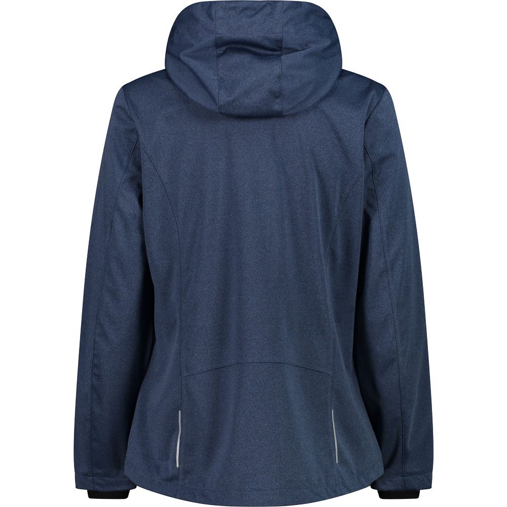 CMP - Bittl Zip Sport Shop Softshell Jacket at Women blue melange Hood