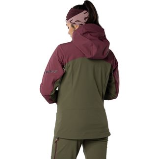 Radical Softshell Jacket Women burgundy