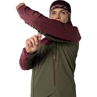 Radical Softshelljacke Damen burgundy