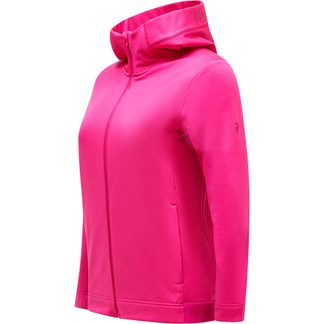 Rider Tech Zip Hood Midlayer Jacket Women beetroot purple