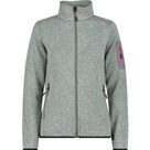 Knit-Tech Fleecejacke Damen mineral