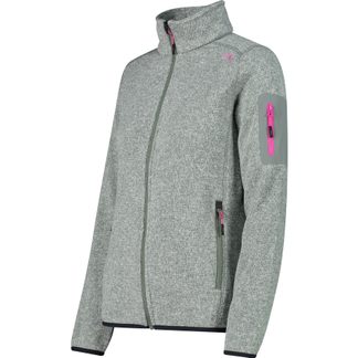 Knit-Tech Fleece Jacket Women mineral