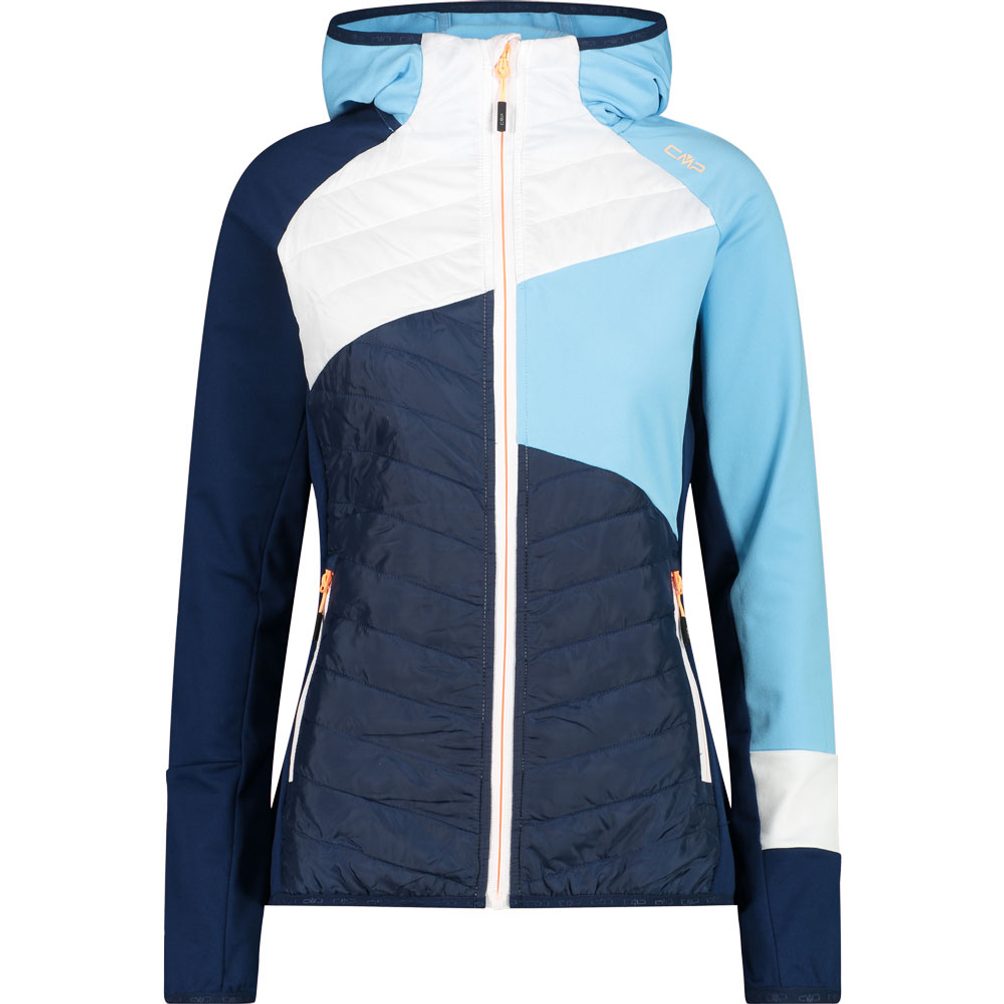 CMP - Fix Hood Hybrid Jacke Women blue at Sport Bittl Shop | Übergangsjacken