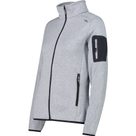 Knit-Tech Fleece Jacket Women alluminio