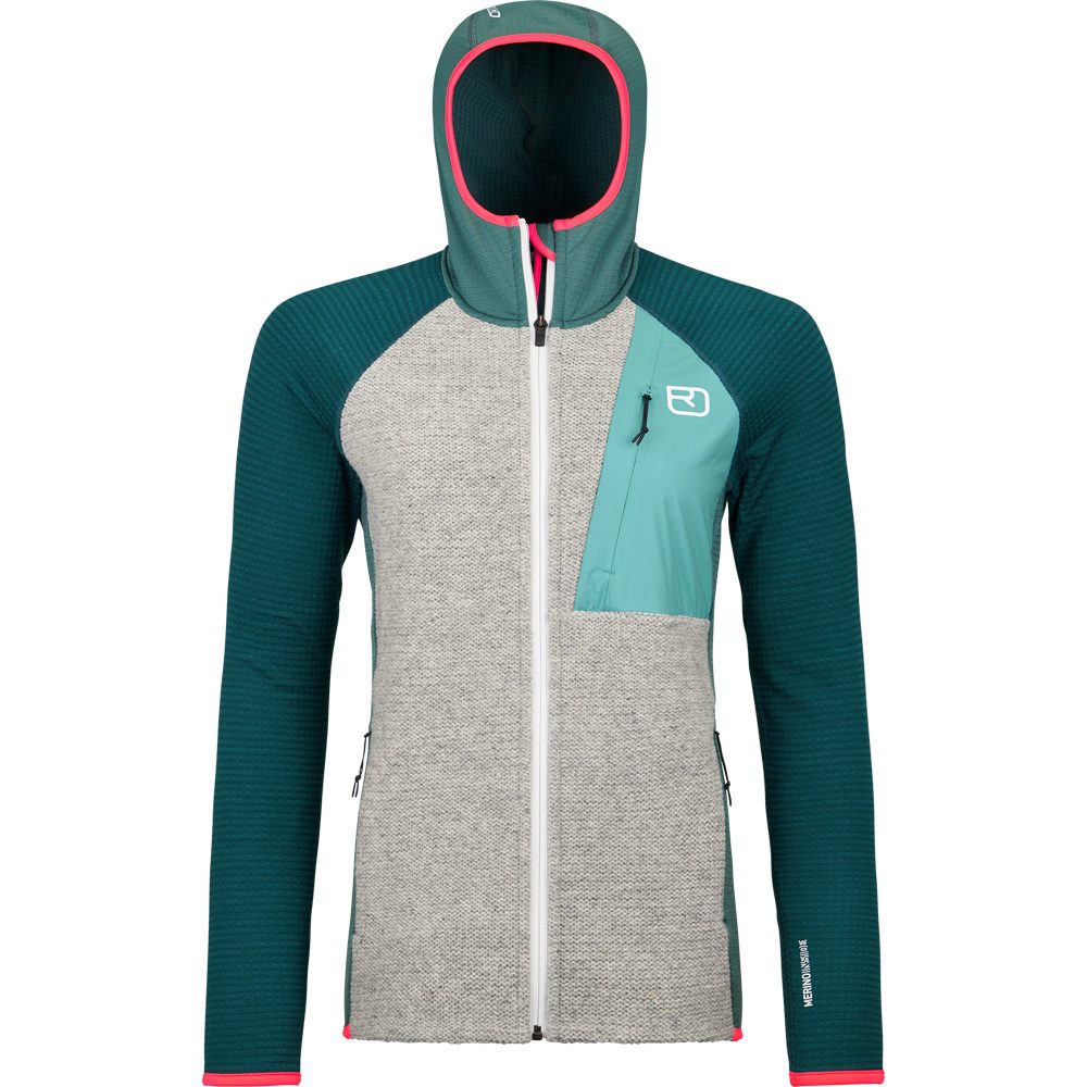 ORTOVOX - Fleece GP Classic Knit Hoody Damen arctic grey kaufen im Sport  Bittl Shop