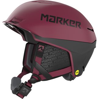Marker - Ampire 2 MIPS Skihelm maroon black