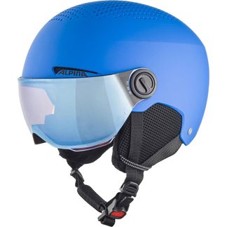 Alpina - Zupo Q-Lite Visor Helmet Kids blue matt