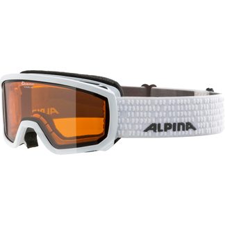 Alpina - Scarabeo Jr. Q-Lite Skibrille Kinder mattweiß