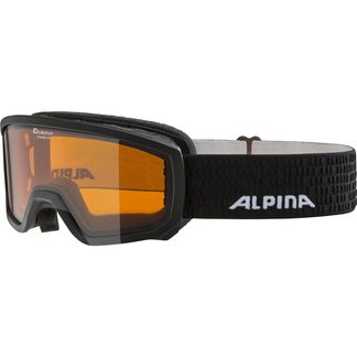 Alpina - Scarabeo Jr. Skibrille Kinder black matt