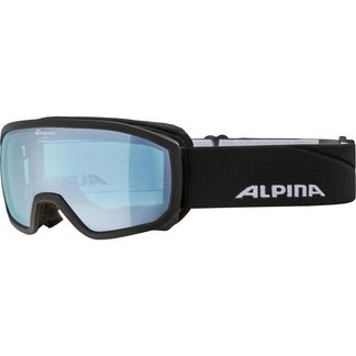 Alpina - Scarabeo Jr. Q-Lite Skibrille Kinder black blue matt