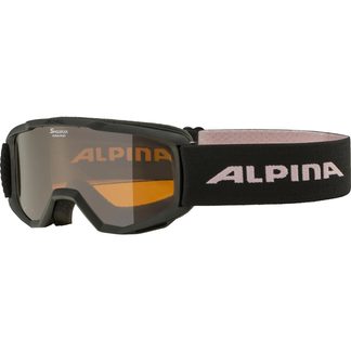 Alpina - Piney Skibrille Kinder black rose matt