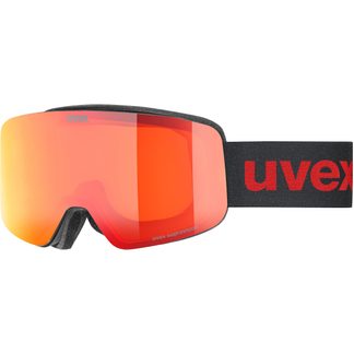 Uvex - pwdr FM Skibrille Kinder black matt