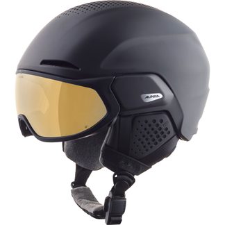 Alpina - Alto Q-Lite Visierhelm black matt