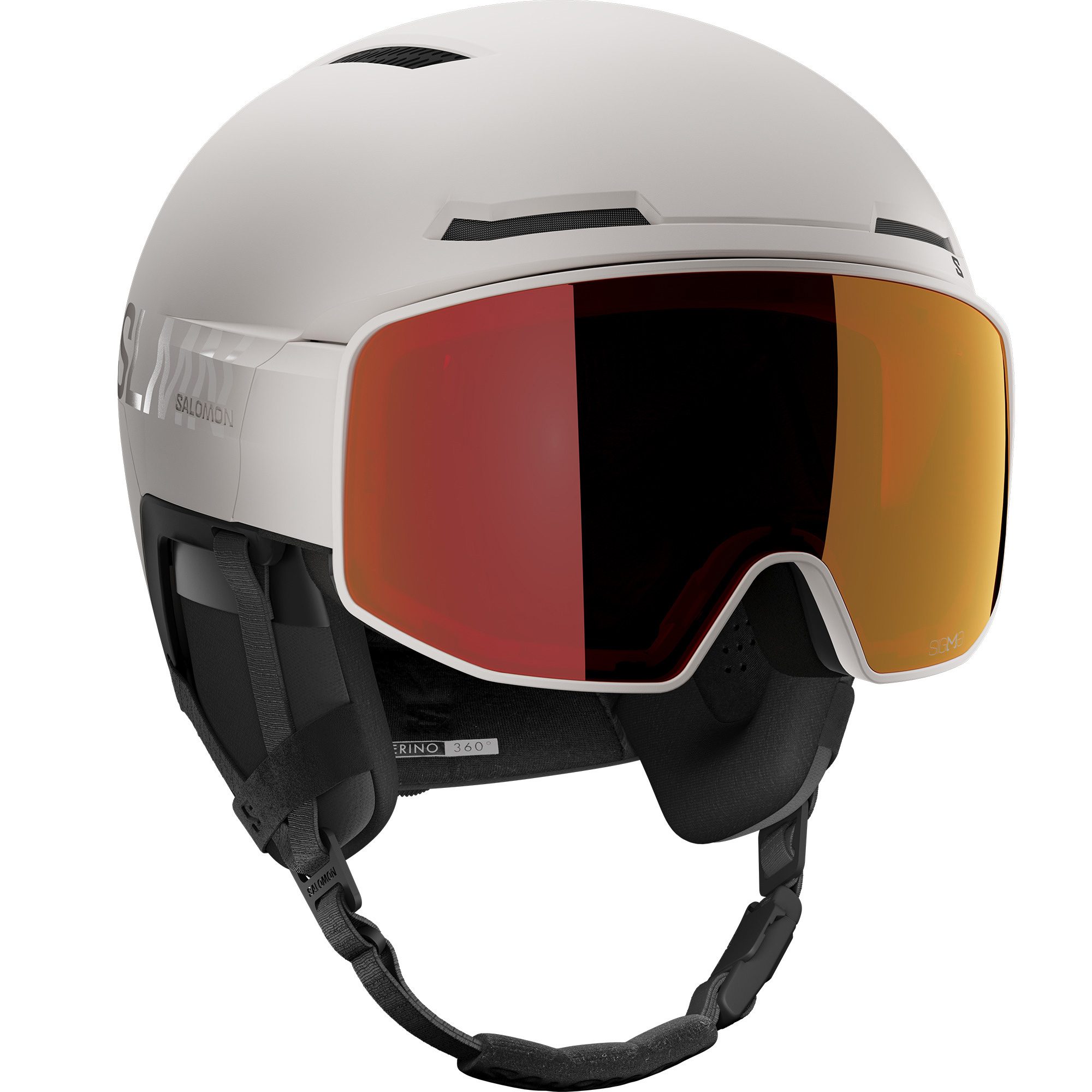 Salomon Driver Prime Sigma Plus Visor Helmet grey violet at Sport Bittl Shop