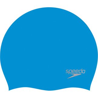 Moulded Silicone Swim Cap blau