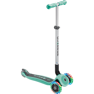 Globber - Primo Foldable Premium Lights Scooter KIds pastel mint