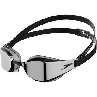 Speedo - Fastskin Hyper Elite Mirror Schwimmbrille black oxid grey chrome