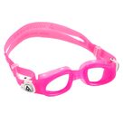 Moby Kid Schwimmbrille Kinder clear lens pink white