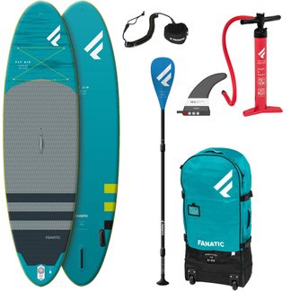 Fanatic - Fly Air Premium 10'8'x34' SUP Package Pure 3pcs Paddle incl. petrol