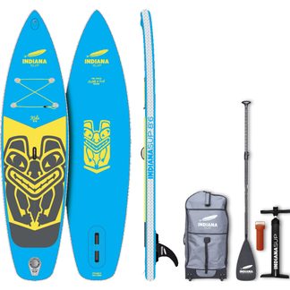 INDIANA Paddle & Surf - Kids Pack 8'6''x26'' SUP Package inkl. 2-tlg. 2-piece Fiberglass Paddel
