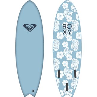 Roxy - Bat 6'6'' Softboard Surfboard blue ocean