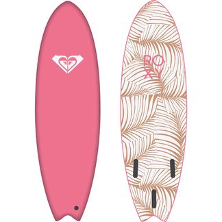 Roxy - Bat 6'0'' Softboard Surfboard tropcial pink