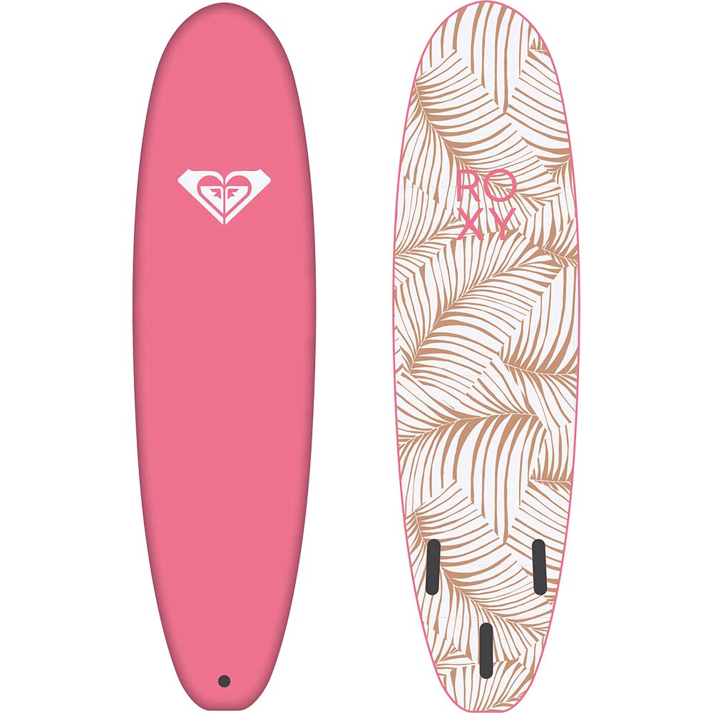 Break 7'0'' SoftBoard Surfboard tropical pink