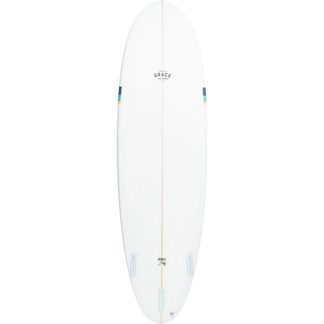 Demibu 7'2'' Surfboard weiß