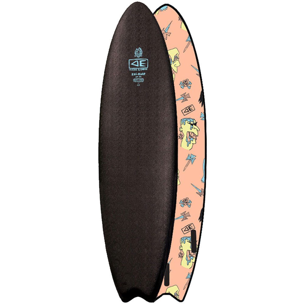 Brains Ezi Rider Soft Surfboard 7'0'' schwarz