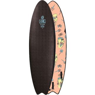 Ocean & Earth - Brains Ezi Rider Soft Surfboard 6'6'' black