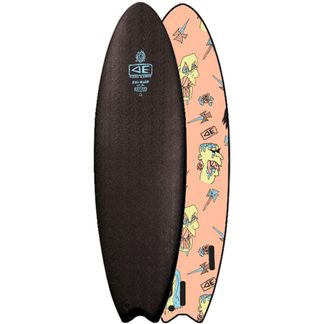 Ocean & Earth - Brains Ezi Rider Soft Surfboard 6'0'' schwarz