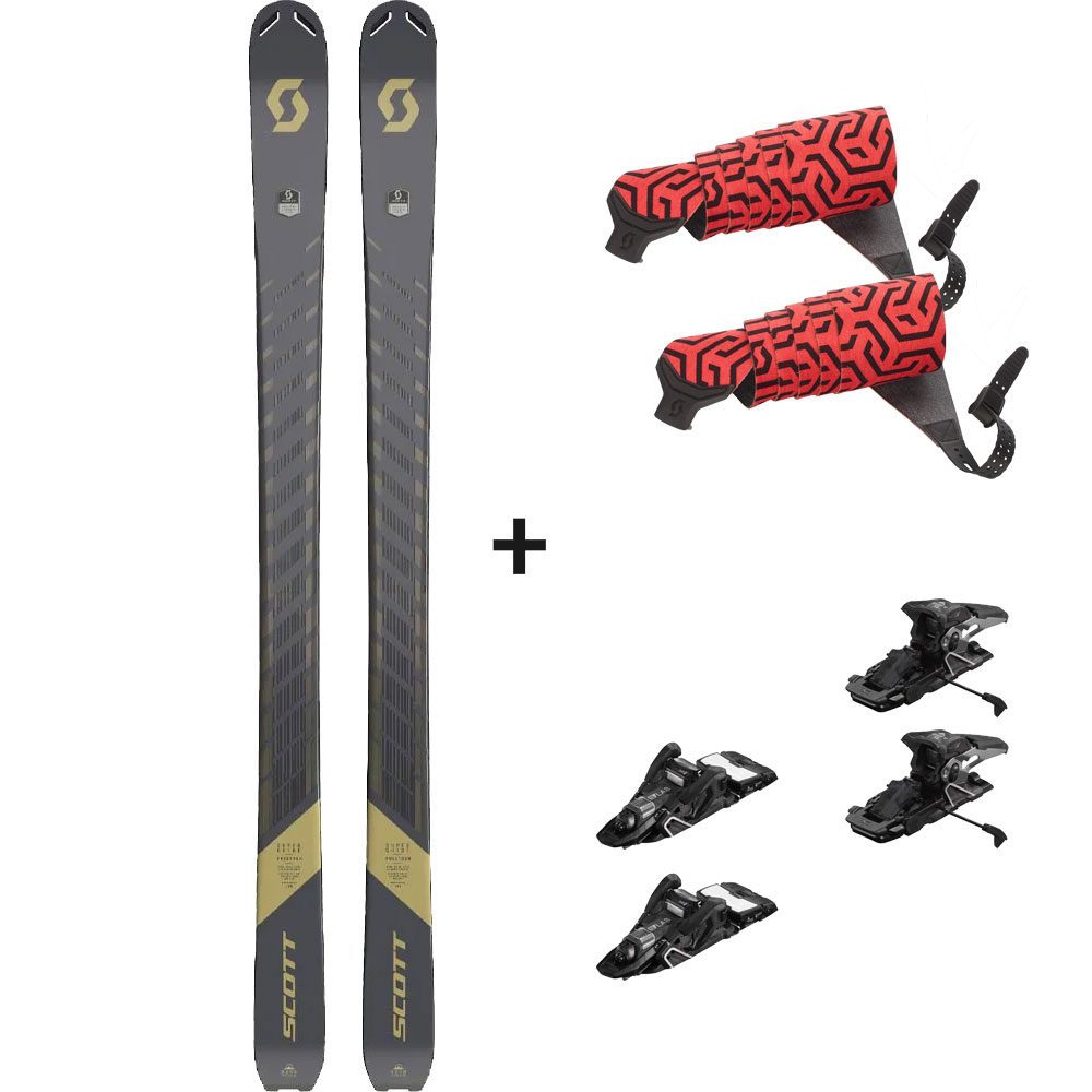 Superguide Freetour 22/23 Ski Touring Set & Salomon Binding & Skins
