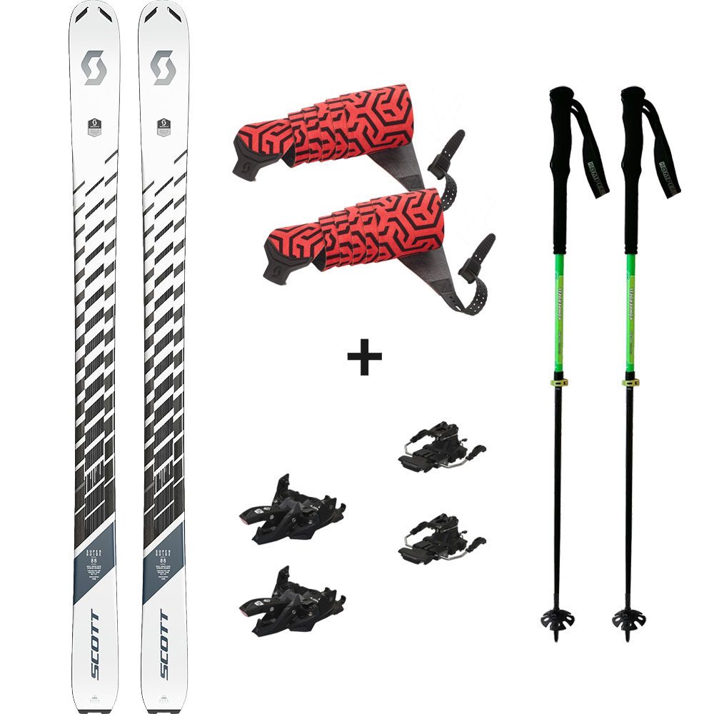 Superguide 88 22/23 Ski Touring Set with Binding & Skins & Ski Poles