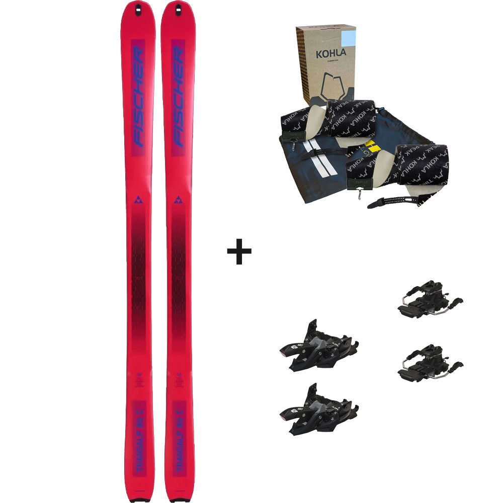 Transalp 86 Carbon 22/23 Tourenski Komplettset & Marker Bindung & Fell