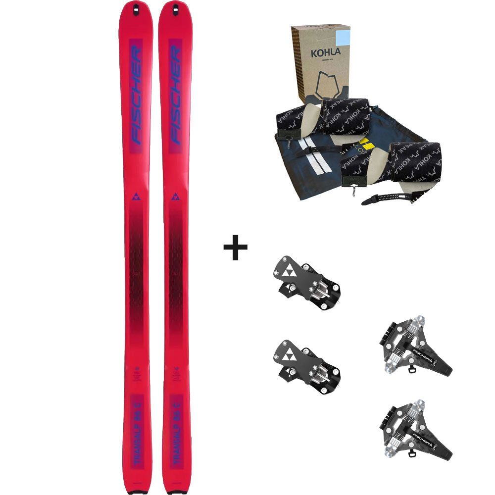 Transalp 86 Carbon 22/23 Tourenski Komplettset & Fischer Bindung & Fell