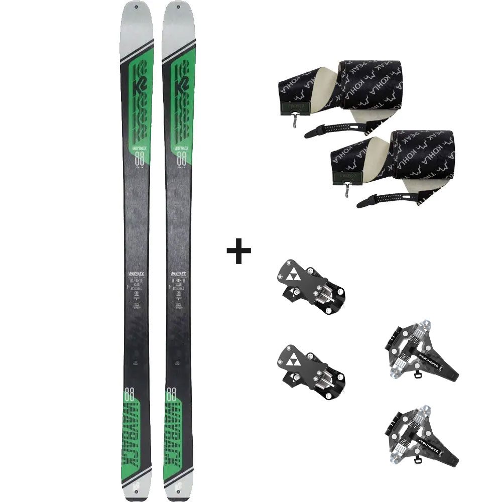 Wayback 88 22/23 Ski Touring Set & Fischer Binding & Skins