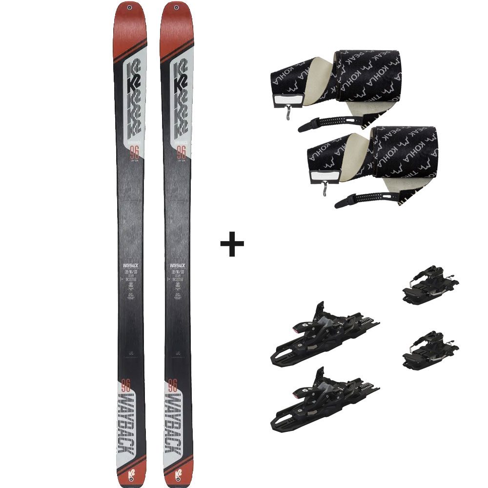 K2 - Wayback 96 22/23 Ski Touring Set & Marker Binding & Skins at Sport  Bittl Shop