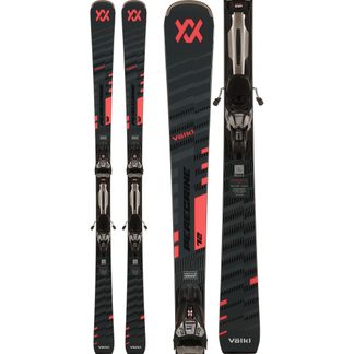 Völkl - Peregrine 72 Grey Red 24/25 Ski with Binding