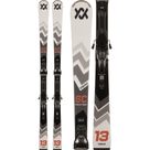 Racetiger SC White 24/25 Ski with Binding